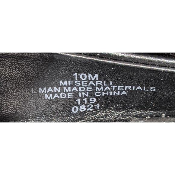 Marc Fisher Womens Searli Studded Strappy Mules Flats Black Size 10 Pointed Toe - Picture 9 of 9